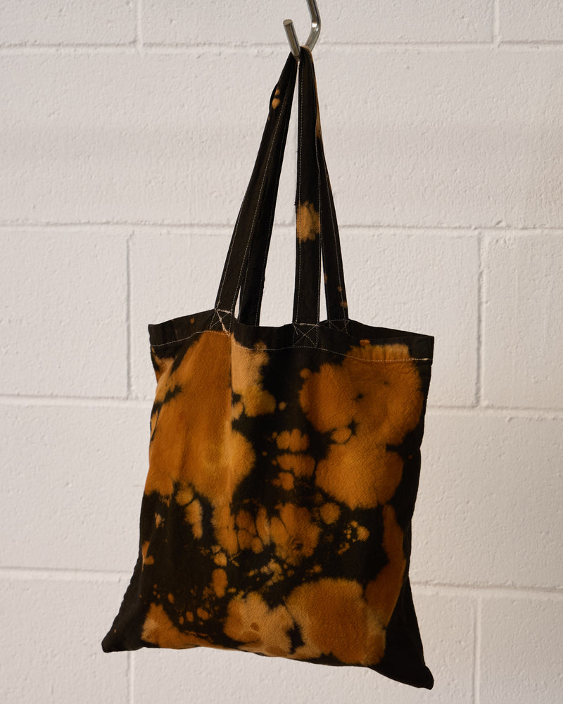 TORTOISE SHELL TIE DYE TOTE BAG