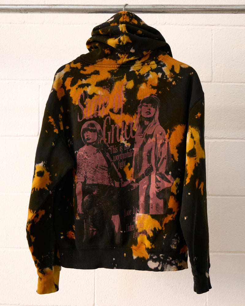 Monarch graphic print pullover hoodie