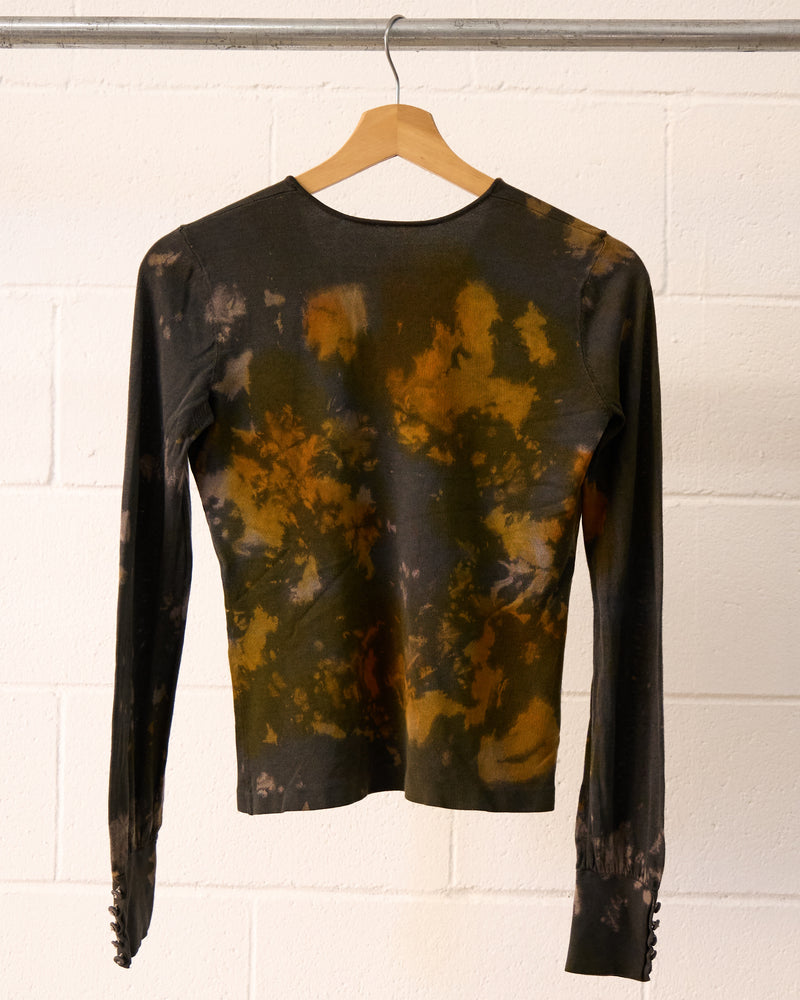 Monarch long-sleeve V-neck pullover