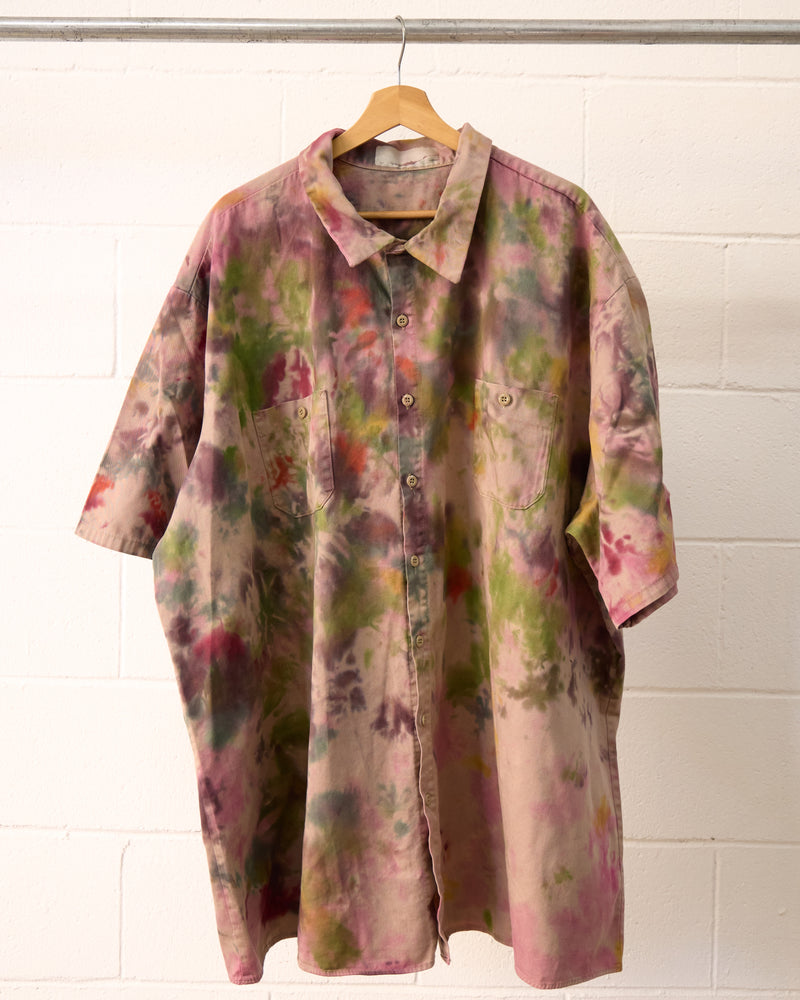Wildflower short sleeve button up