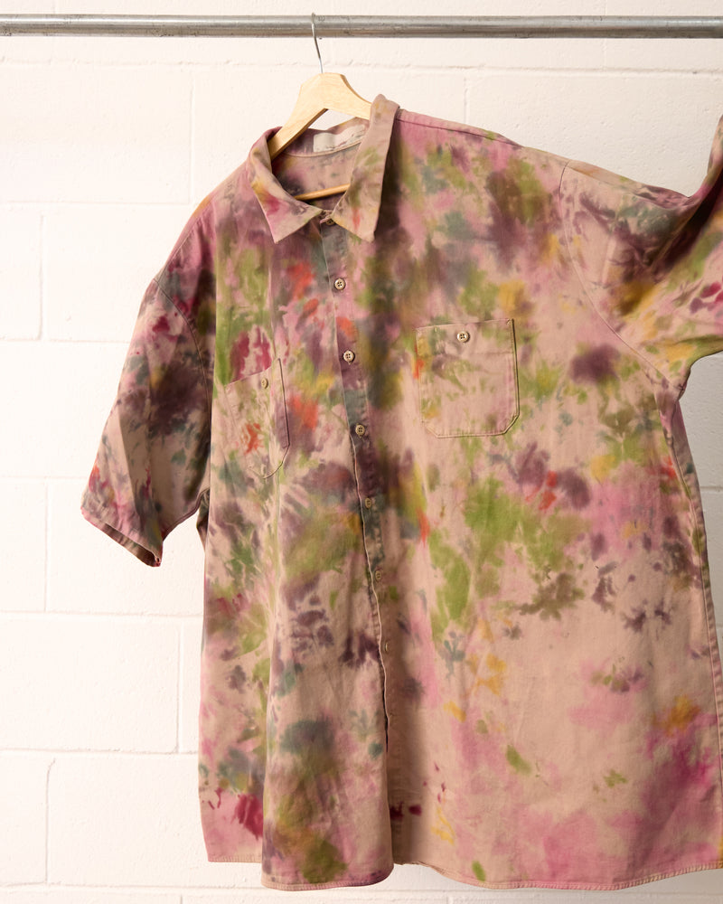 Wildflower short sleeve button up