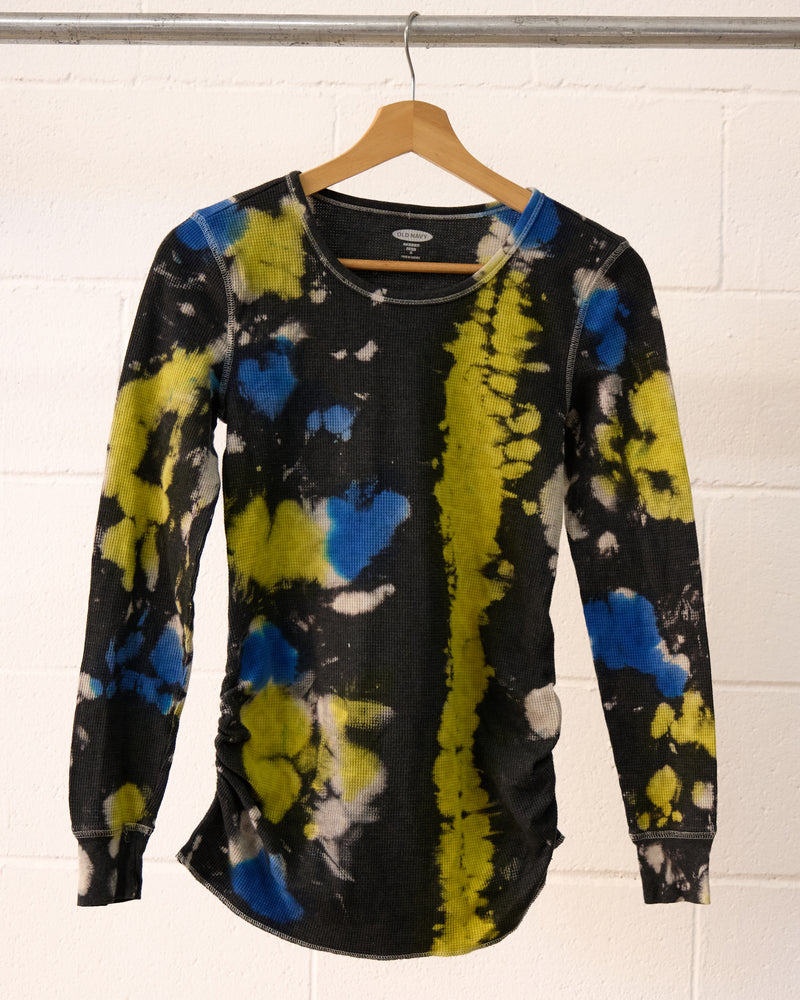 Moto Tie Dye long sleeve thermal