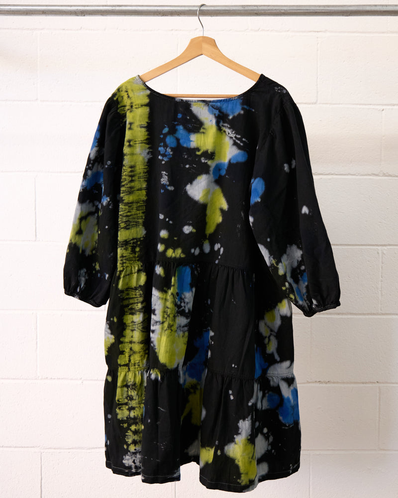 Moto Tie Dye casual midi dress