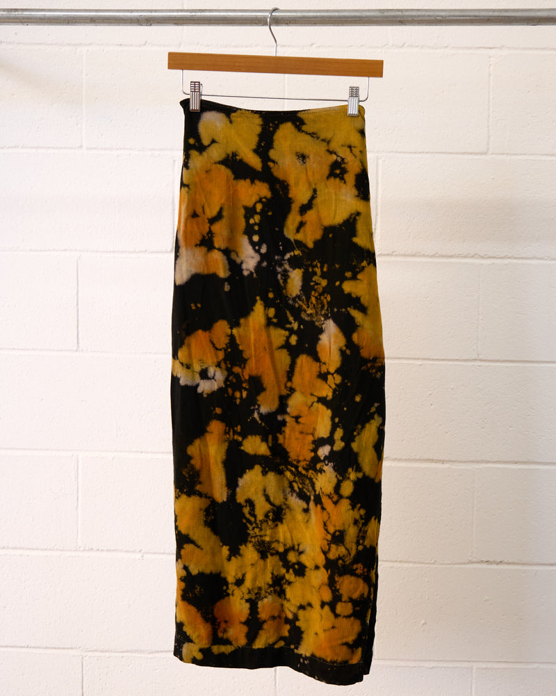 Monarch maxi length wrap skirt