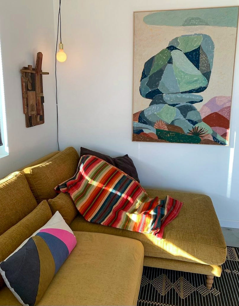 Pride Rainbow Linen Pillow