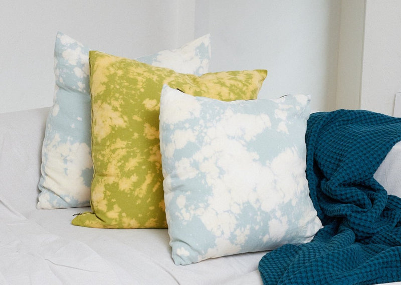 Small Tie Dye Linen Pillow