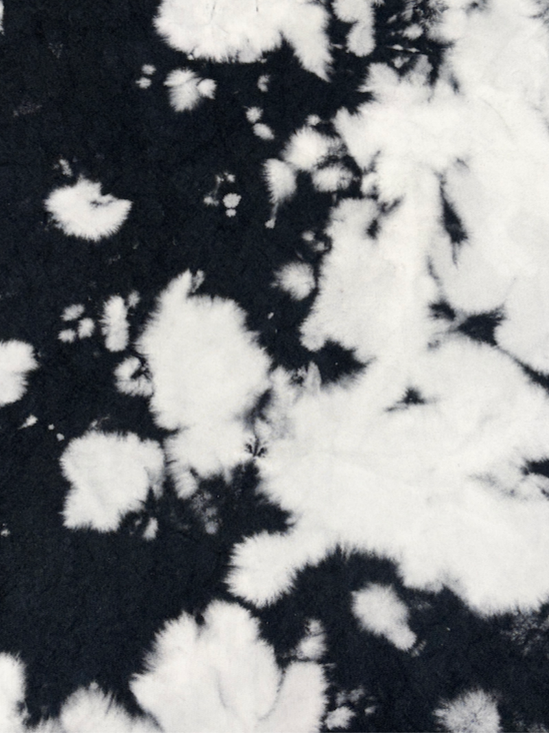 Large Tie Dye Linen Pillow