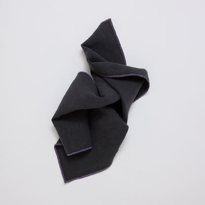 Set of six upcycled linen napkins handmade by SUAY Sew Shop in Los Angeles