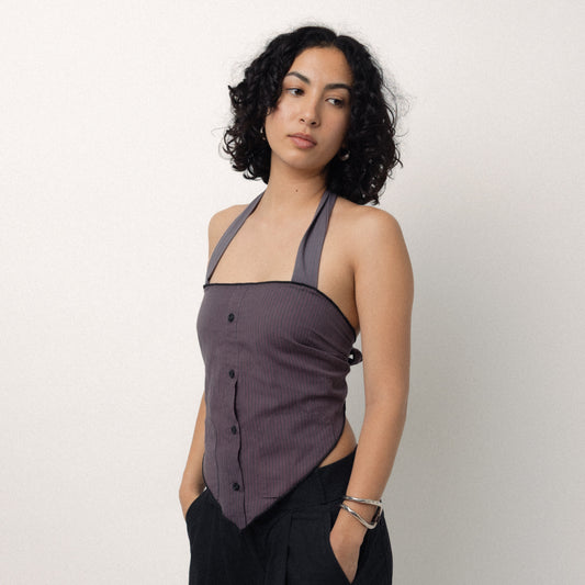 The Oxford Tie Top