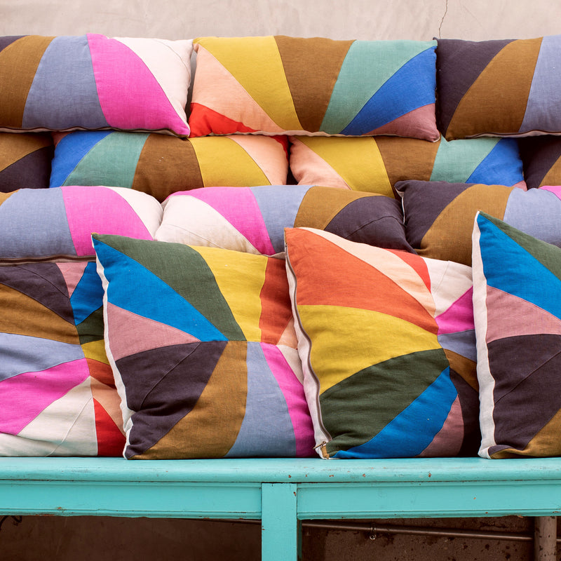 Pride Rainbow Linen Pillow