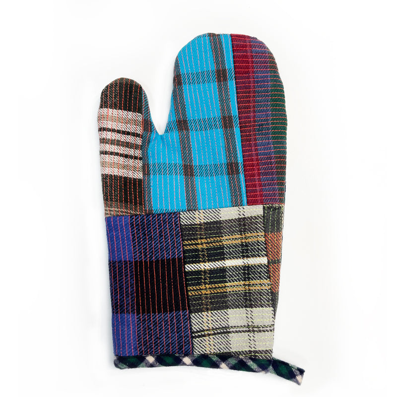 Remade Patchwork Oven Mitt (PRE ORDER)